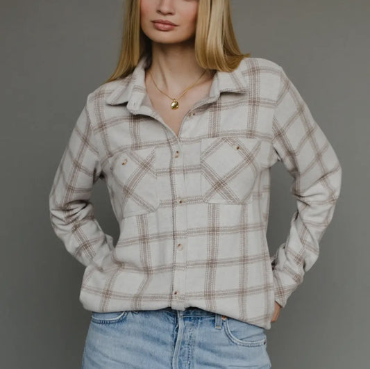 Tan & Brown Plaid