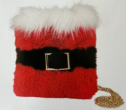 Fuzzy Christmas Bag