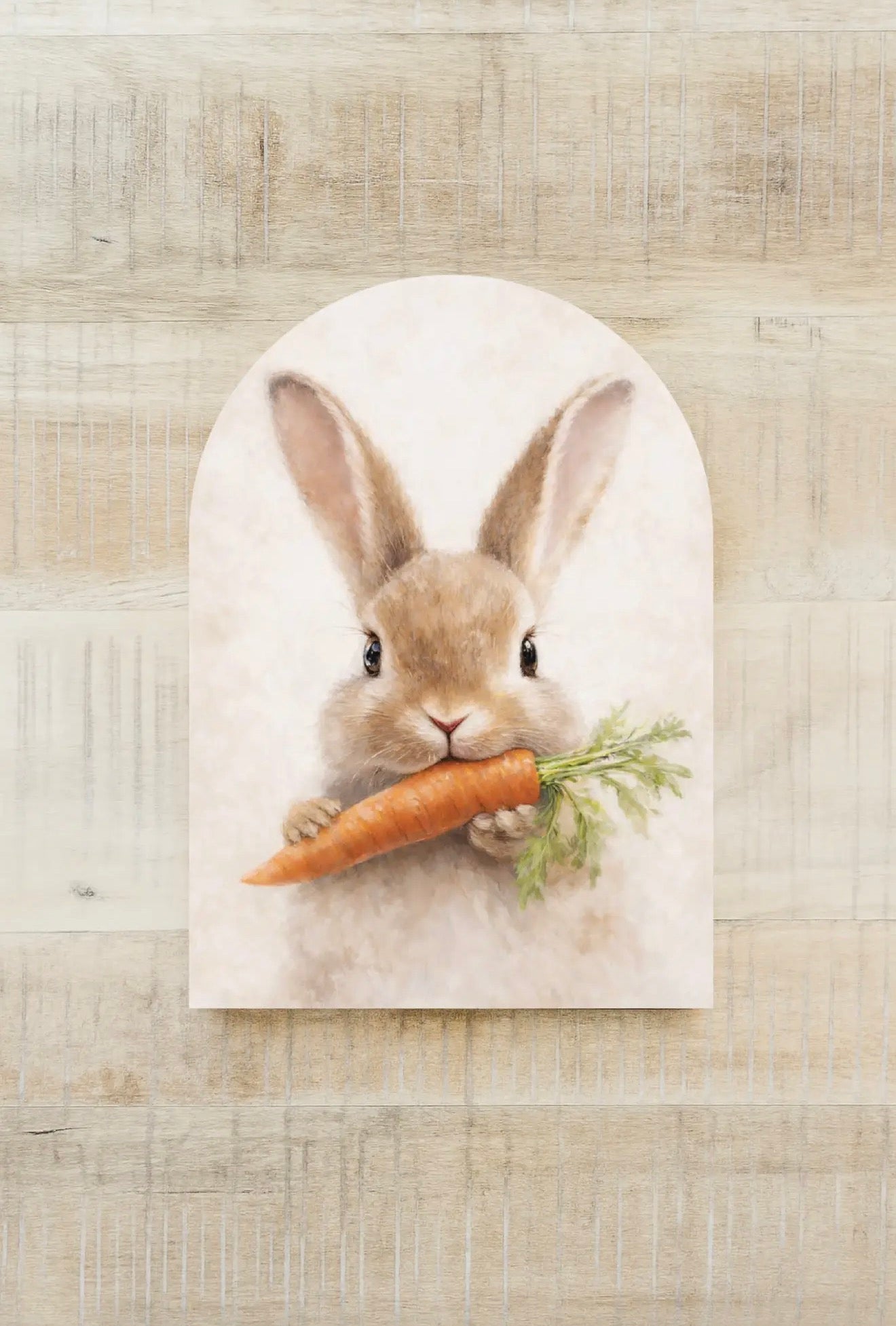 Bunny Eating Carrot Arch