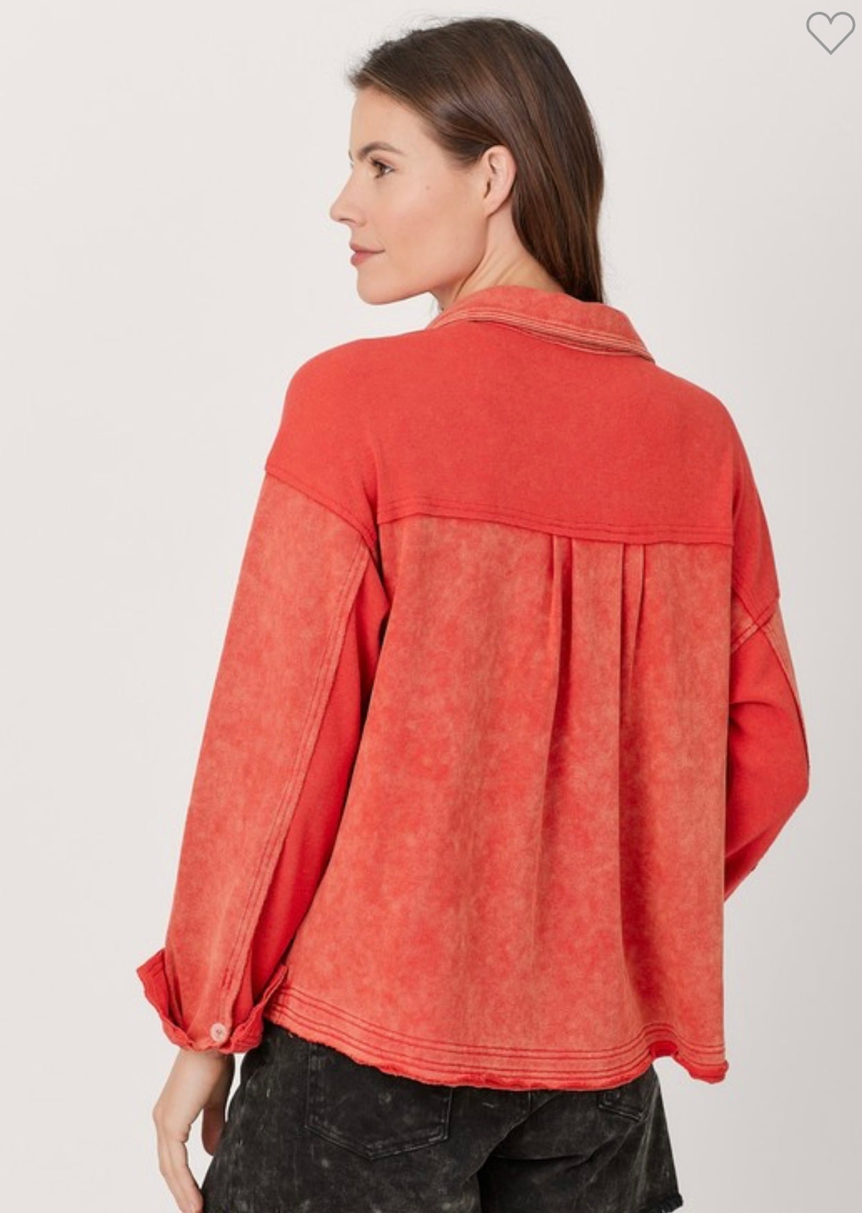 Tomato Terry Jacket