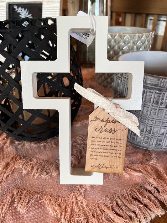 Open Cross - White