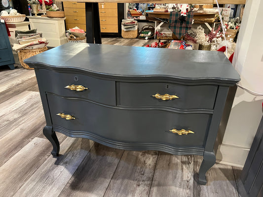 Gray Low Dresser