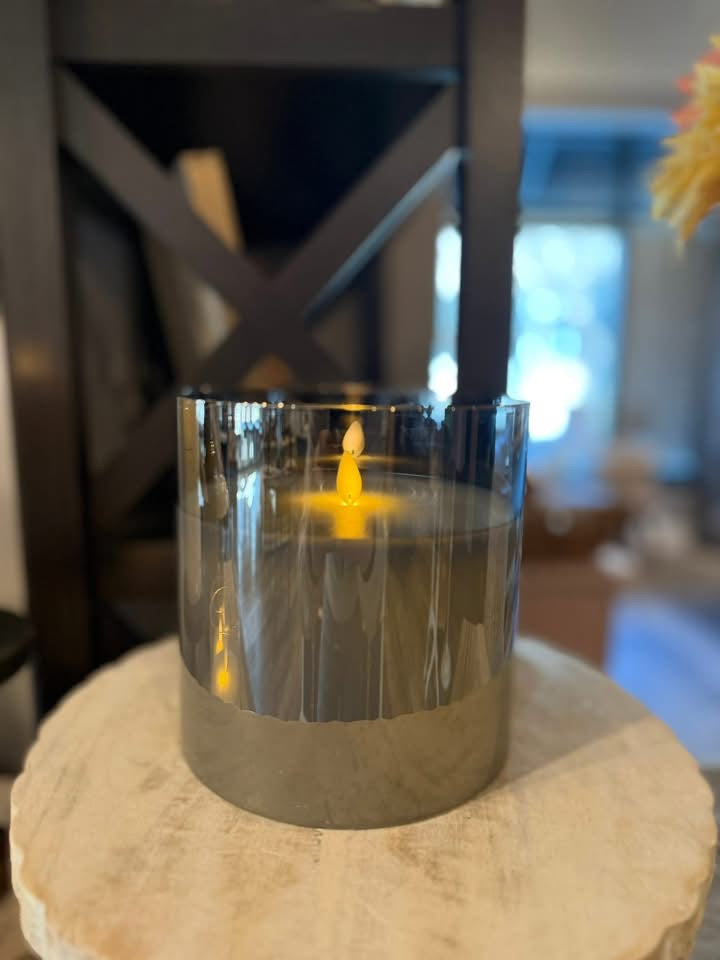 Flameless LED Pillar Candle 6x6