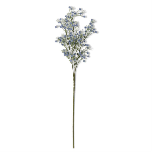 Blue Baby's Breath & White Berry Spray