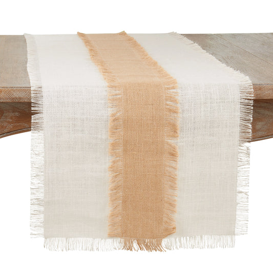 Banded Jute Runner