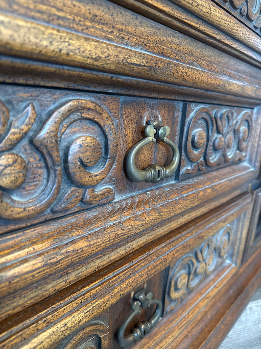 Detailed Wood Buffet