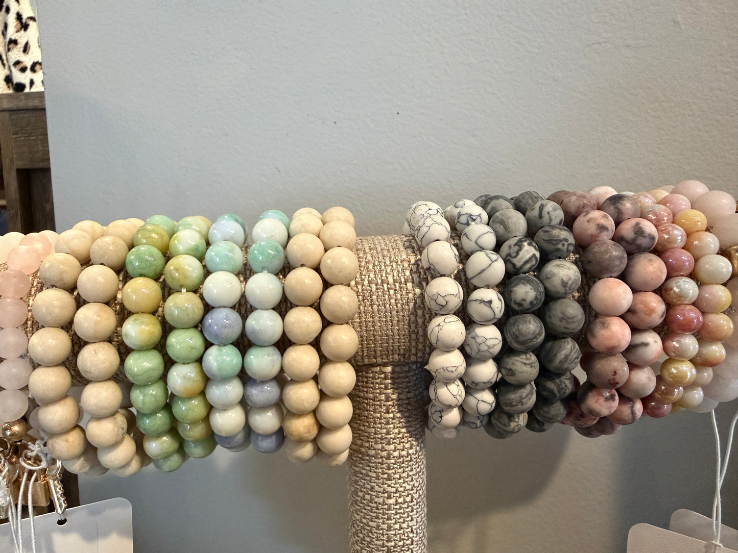 Beaded Stone Bracelet