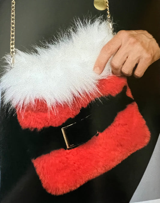 Fuzzy Christmas Bag
