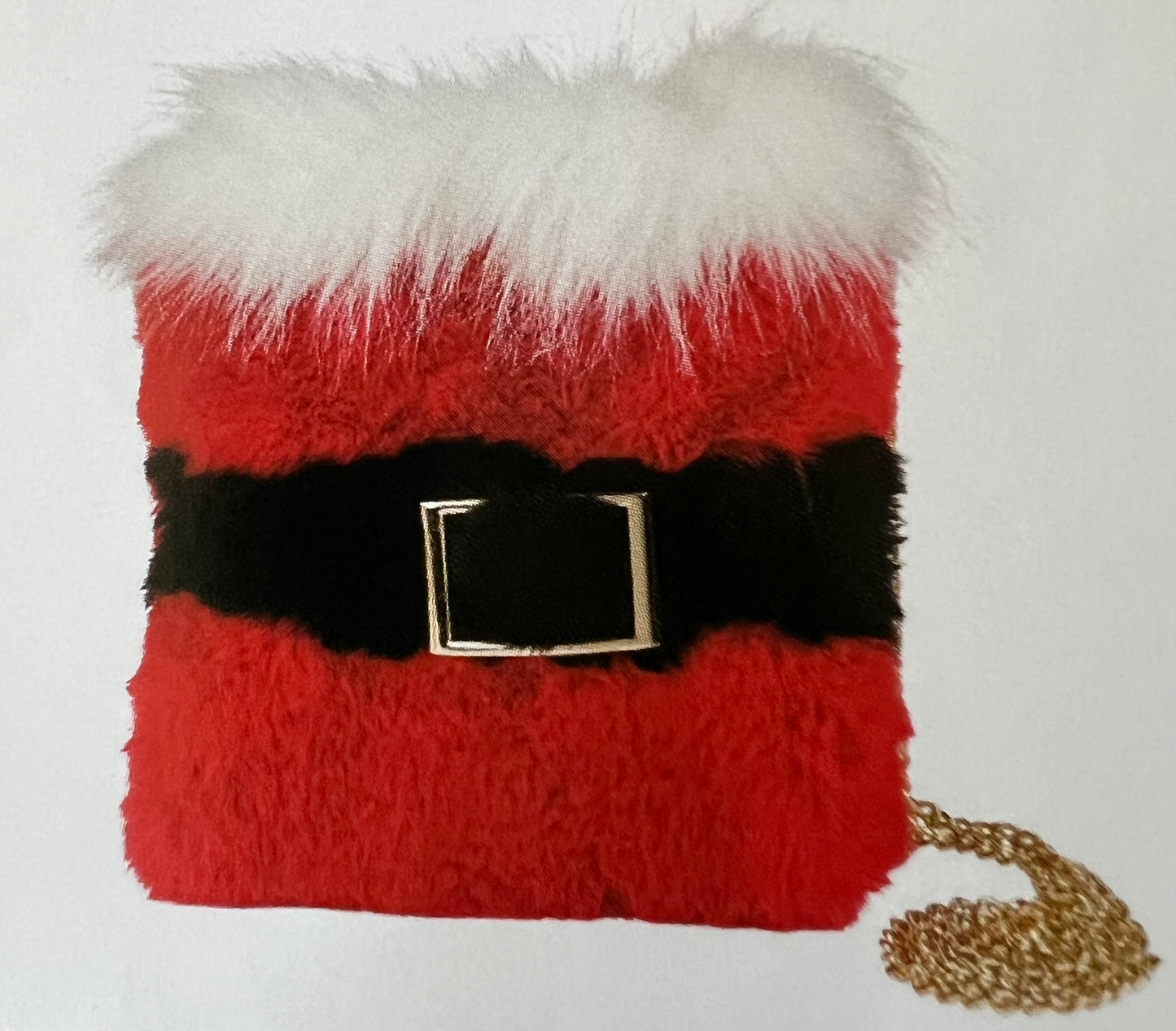 Fuzzy Christmas Bag