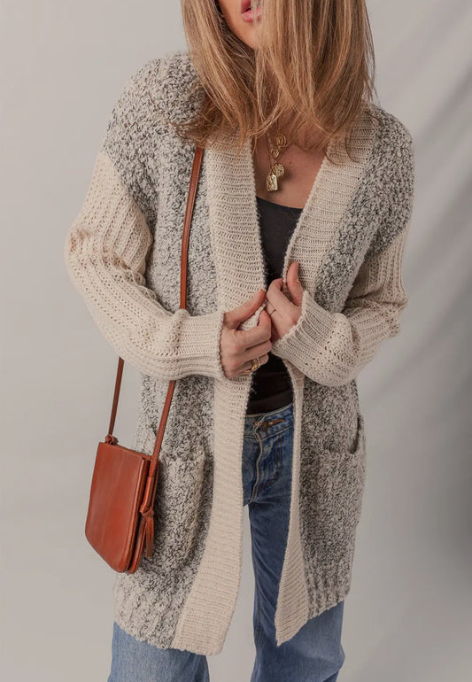 Color Block Cardigan