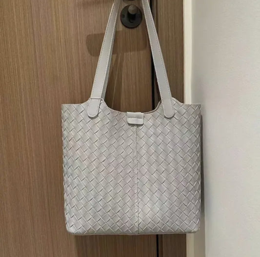 Woven Microfiber Bag + Crossbody