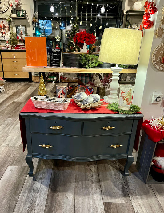 Gray Low Dresser