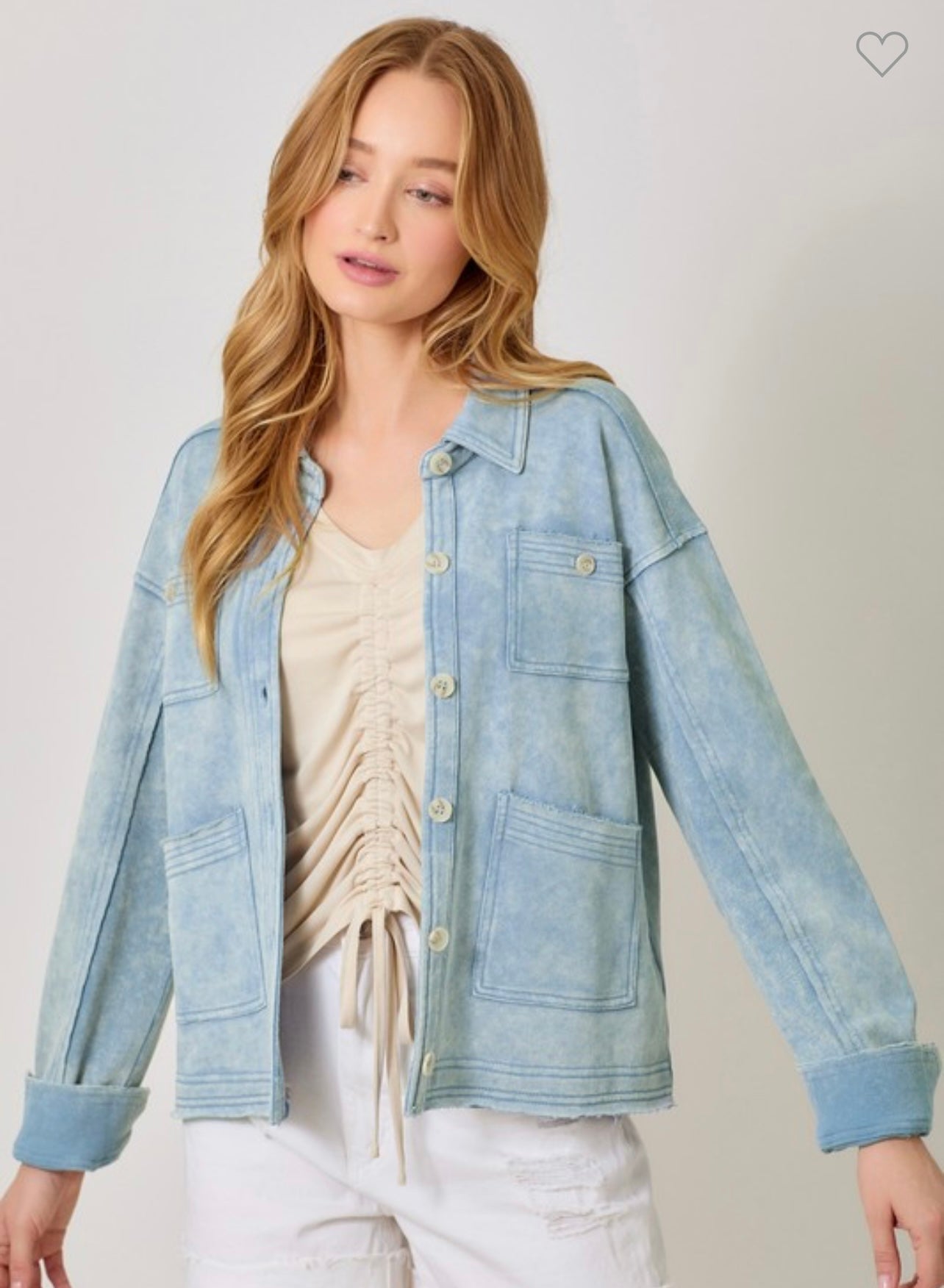 Blue Terry Jacket