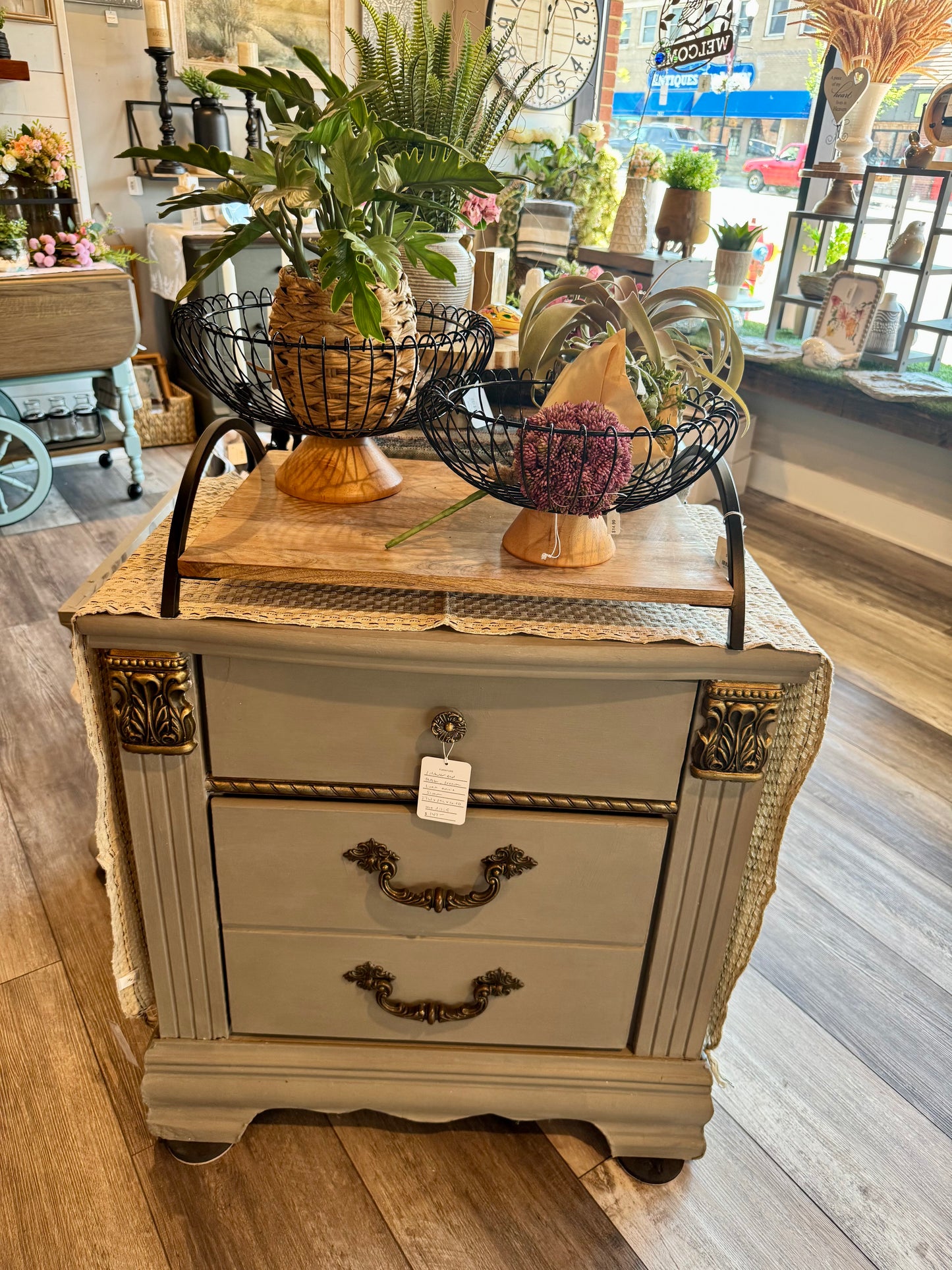 3 drawer end table