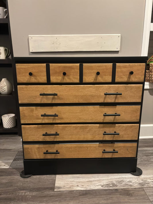 Black Ethan Allen 3 drawer dresser