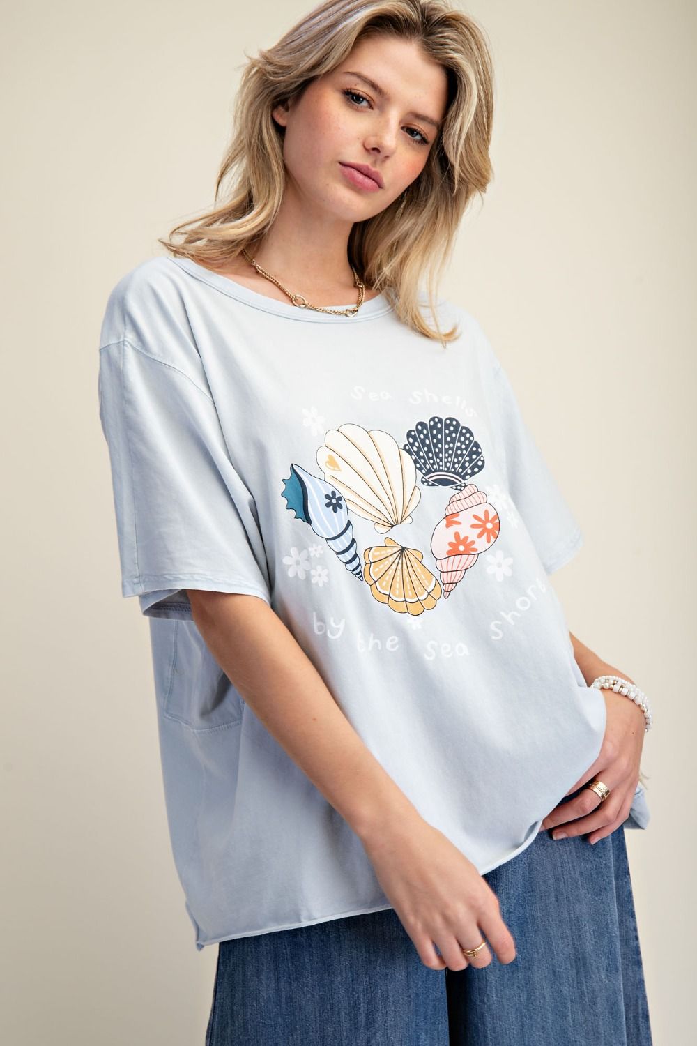 Easel Graphic Mineral Washed Tee