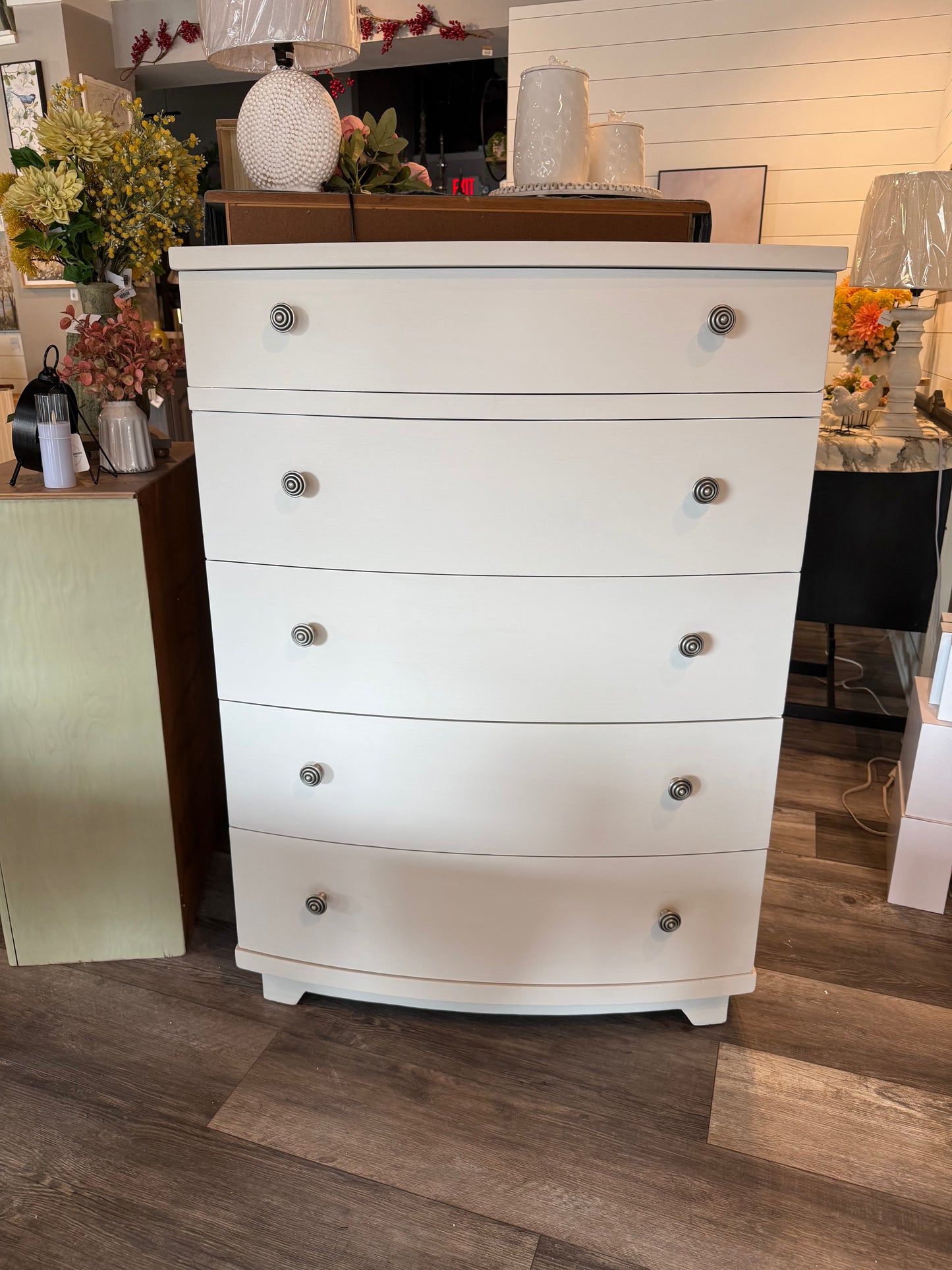 Custom Cobblestone & Snowdrop Dresser