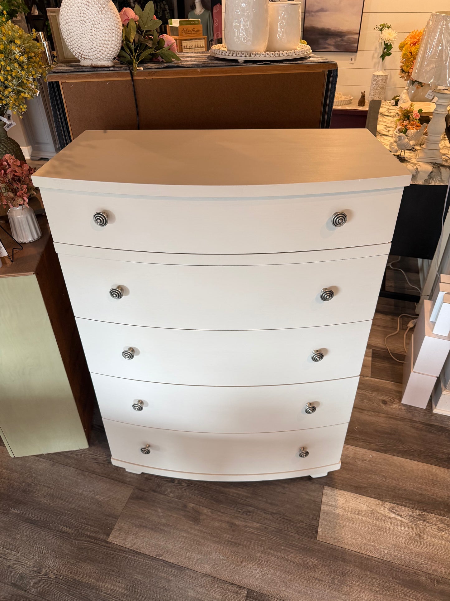 Custom Cobblestone & Snowdrop Dresser