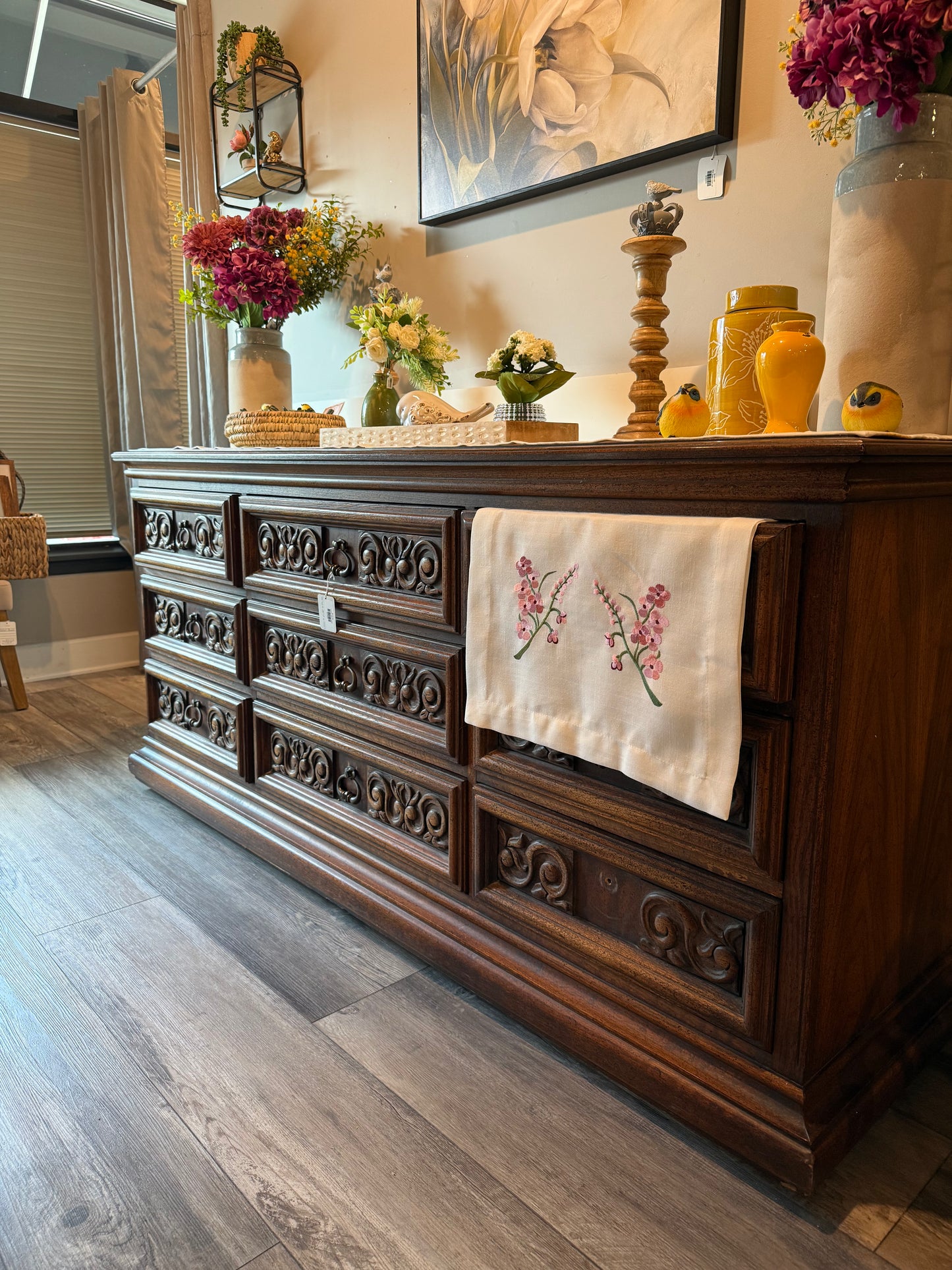 Detailed Wood Buffet