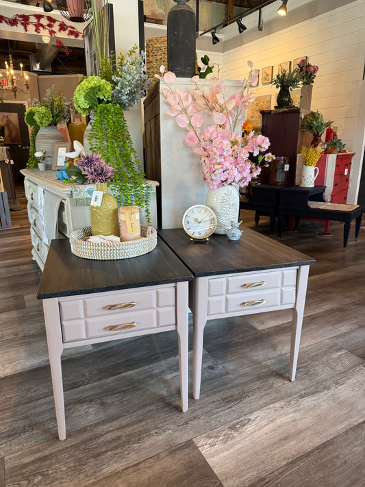Damask Nightstand Set