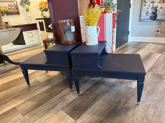 Navy Nightstand Set