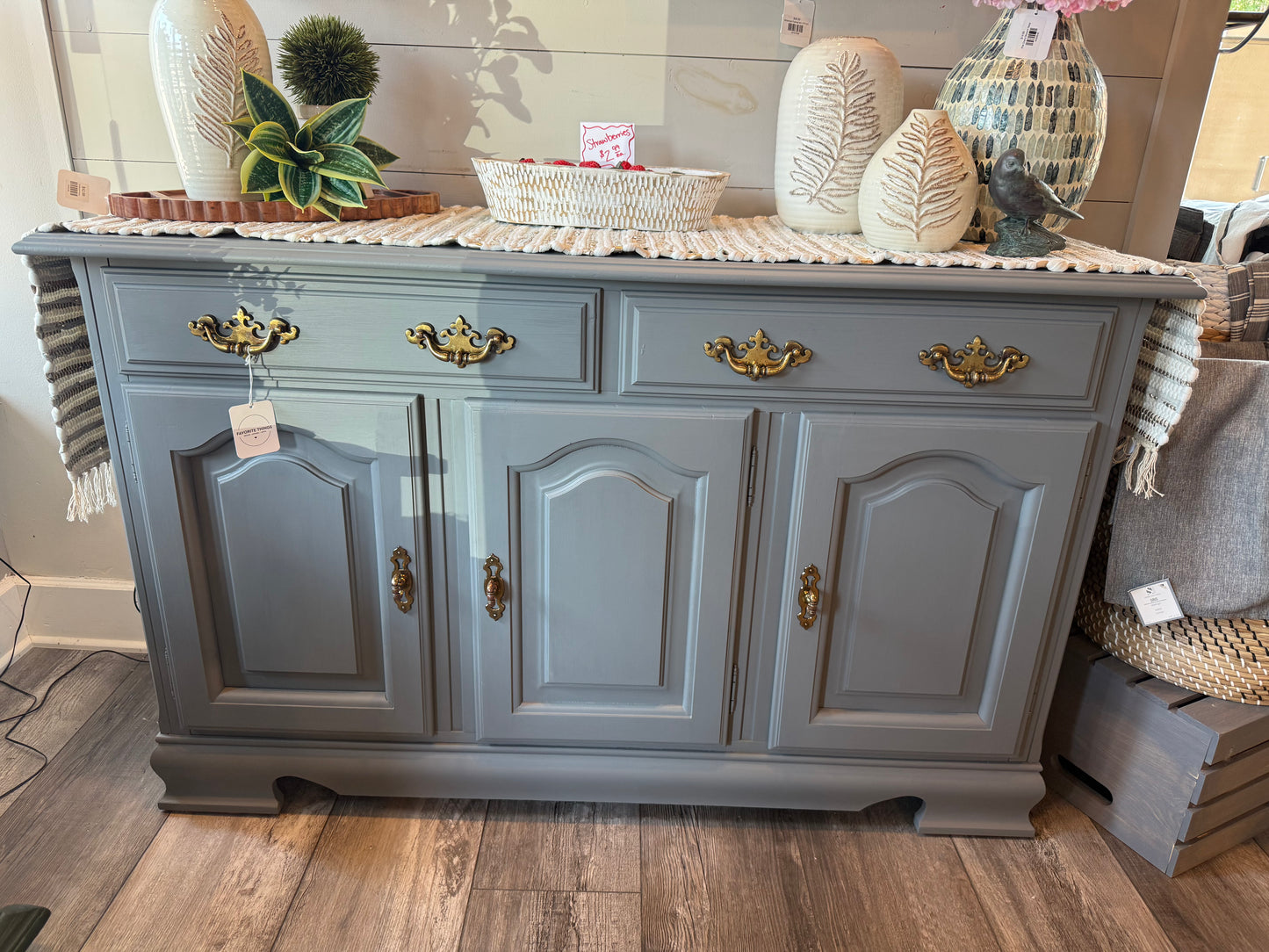 Custom Casement & Cast Iron Buffet