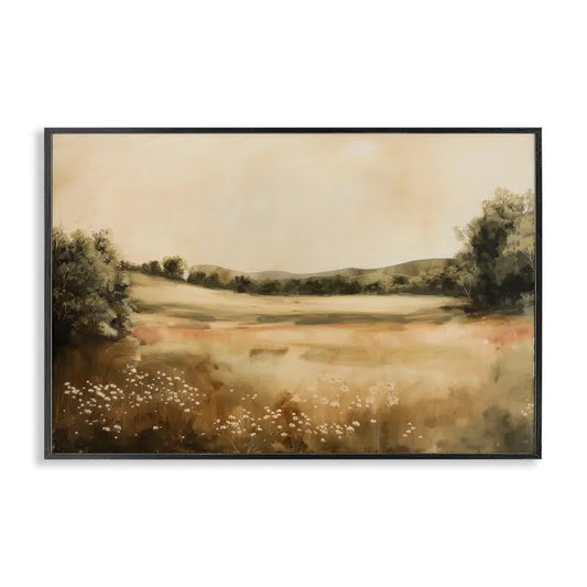 Meadow Landscape Art