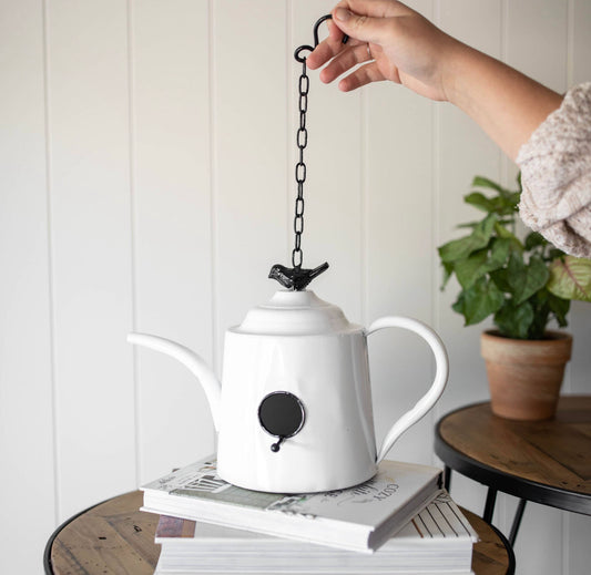 Teapot Hanging Birdhouse